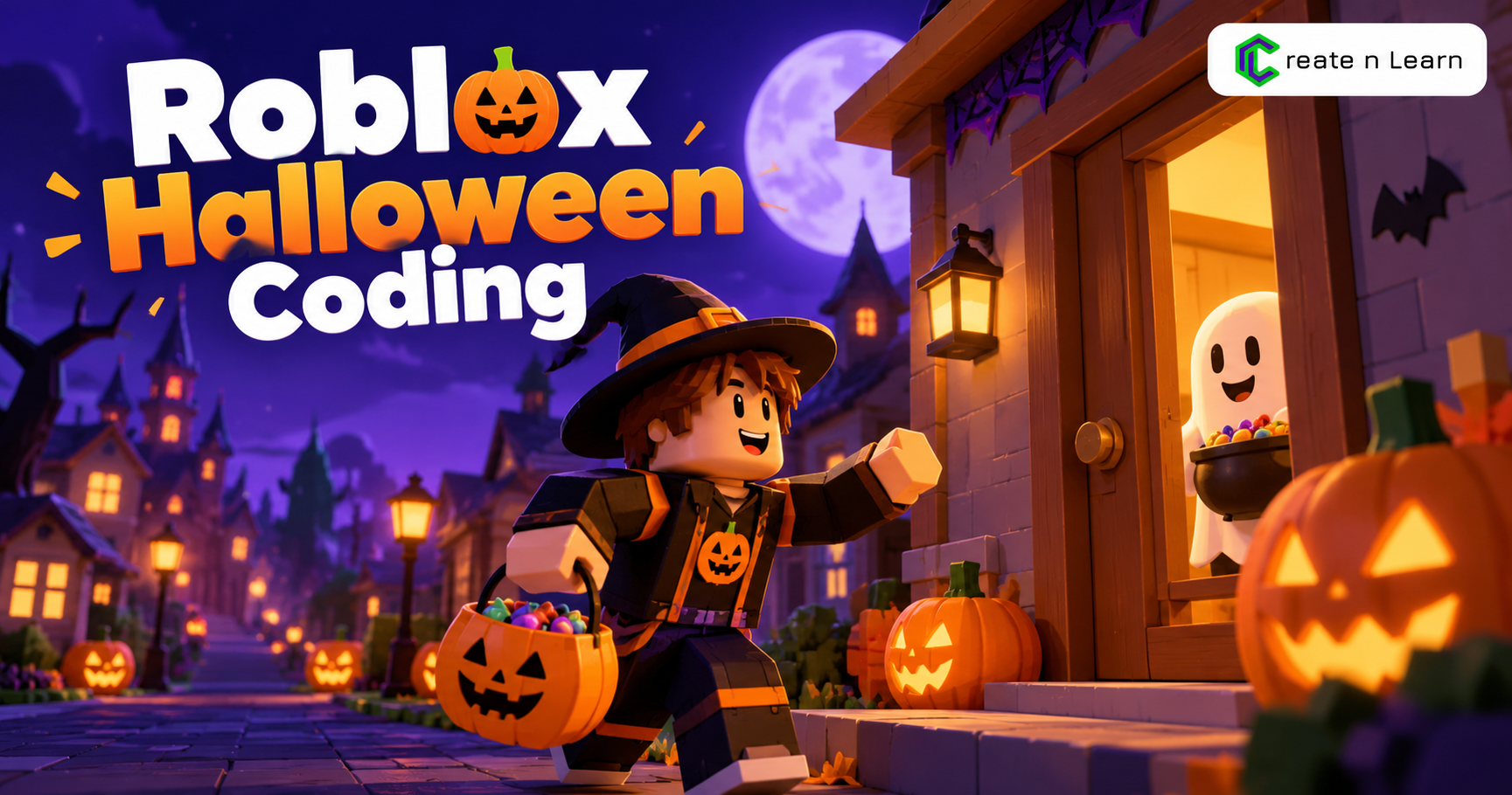 Roblox Halloween Coding: Trick-Or-Treat Adventure | Small Online Class ...